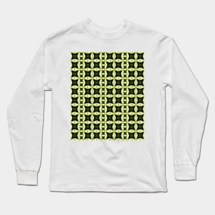 Geometric Shape Seamless Pattern Long Sleeve T-Shirt